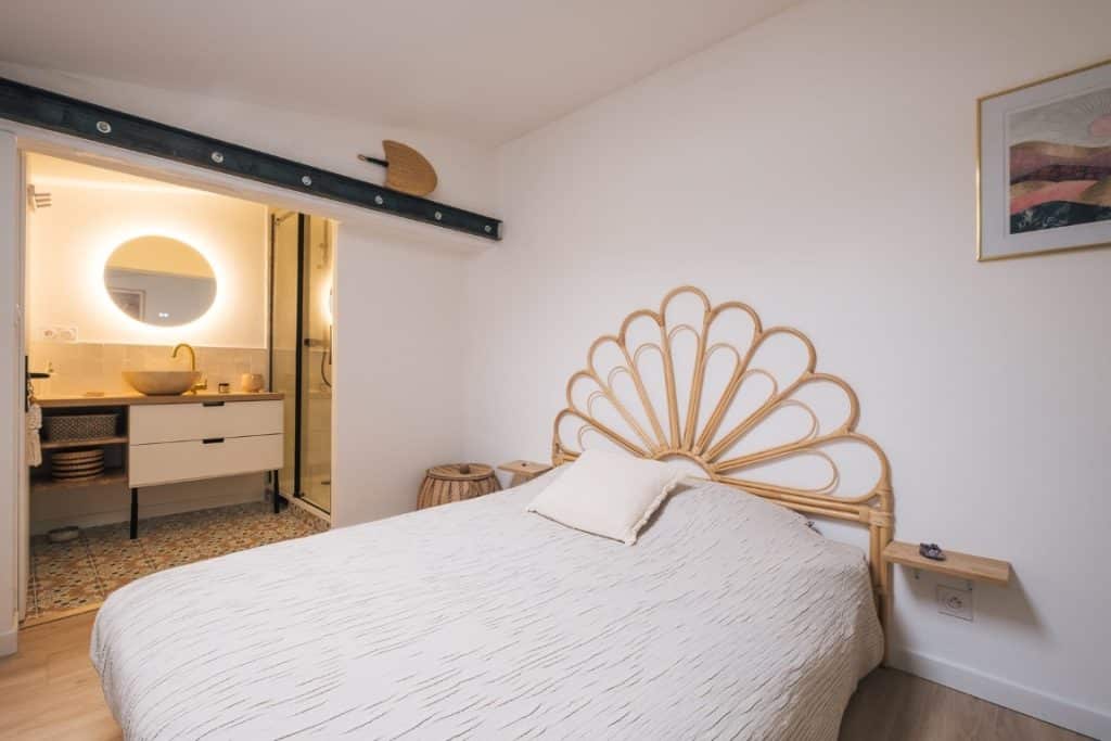 Chambre parentale au look bomème chix